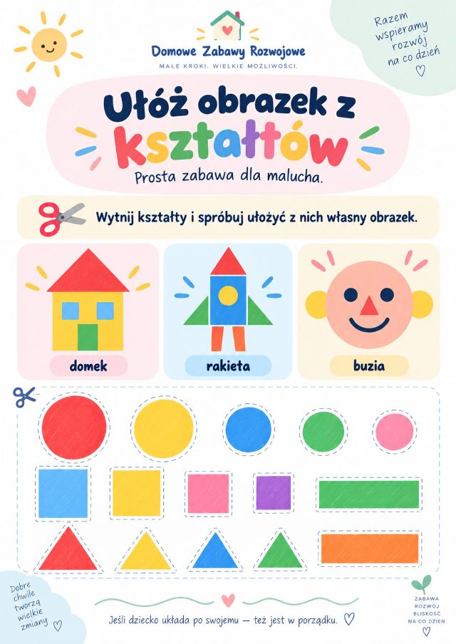 Ułóż obrazek z kształtów
